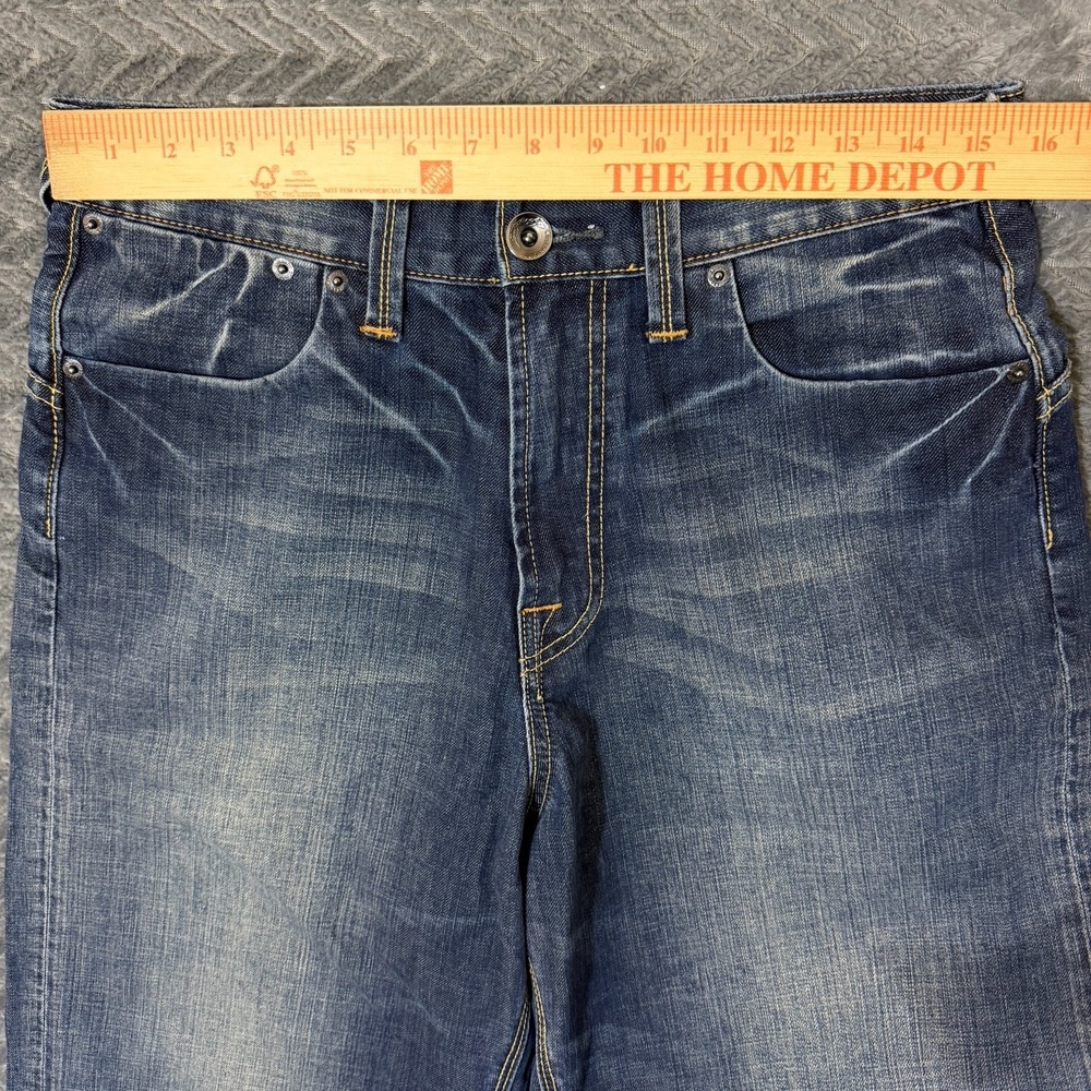 Ed Hardy Christian Audigier Jean Shorts Jorts Y2K Baggy Skater Button Fly 31 - Picture 7 of 13